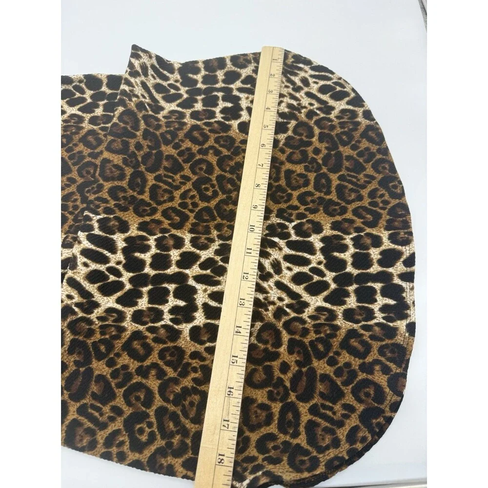 Woman’s Dress S Cheetah Print Brown Dip Hem Love ❤️ Chesley Read Description - Picture 6 of 9